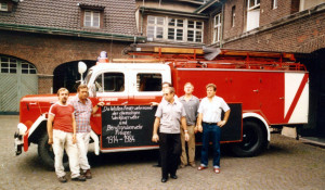 Die letzten Feuerwehrmänner der ehemaligen Werkfeuerwehr und Berufsgrubenwehr Prosper 1914-1984